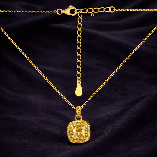 Square Pendant Necklace