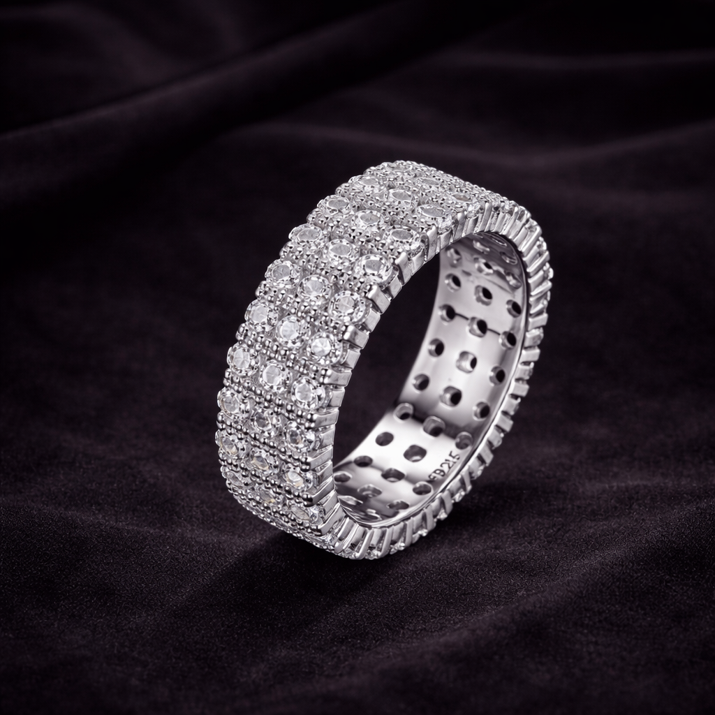 Triple Layer Wedding Band