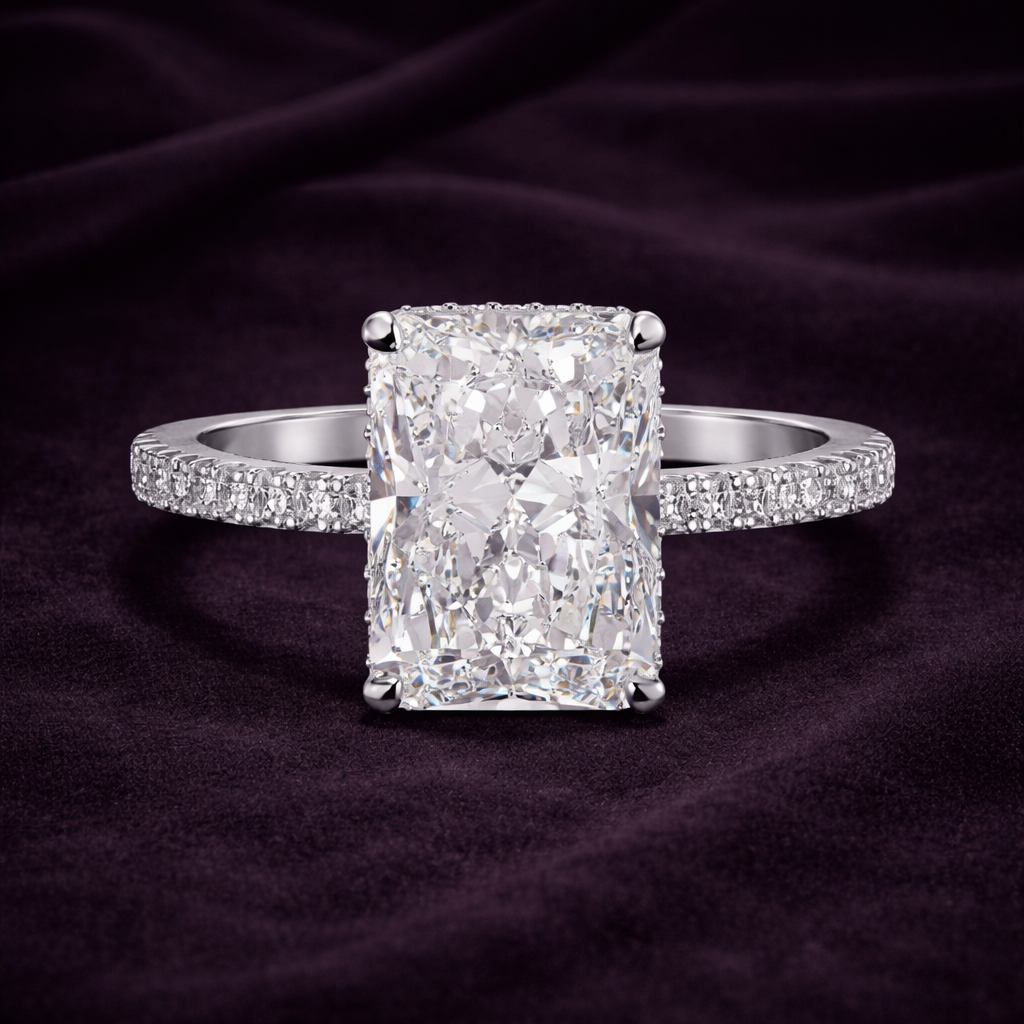 4 Carat Gemstone Engagement Ring