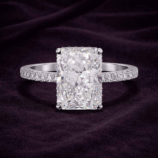 4 Carat Gemstone Engagement Ring