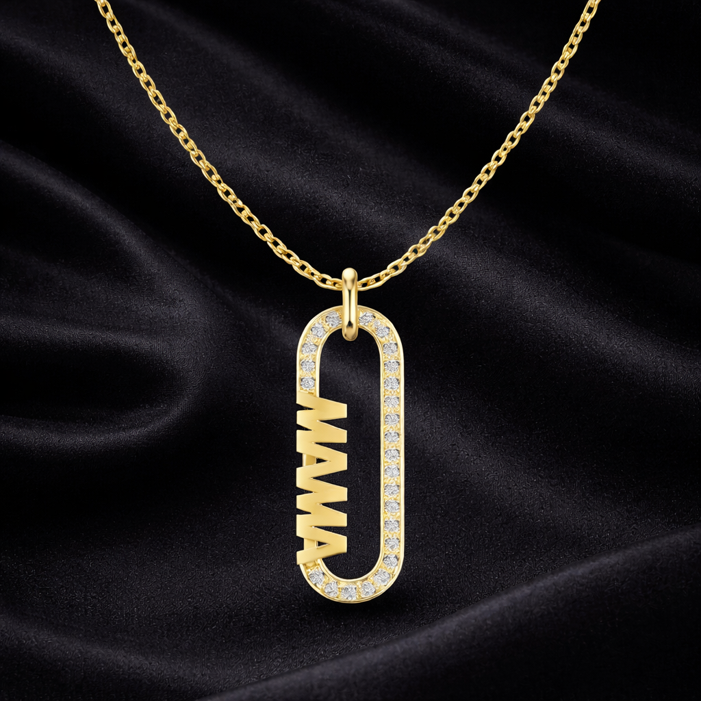 Mama Clip Charm Necklace